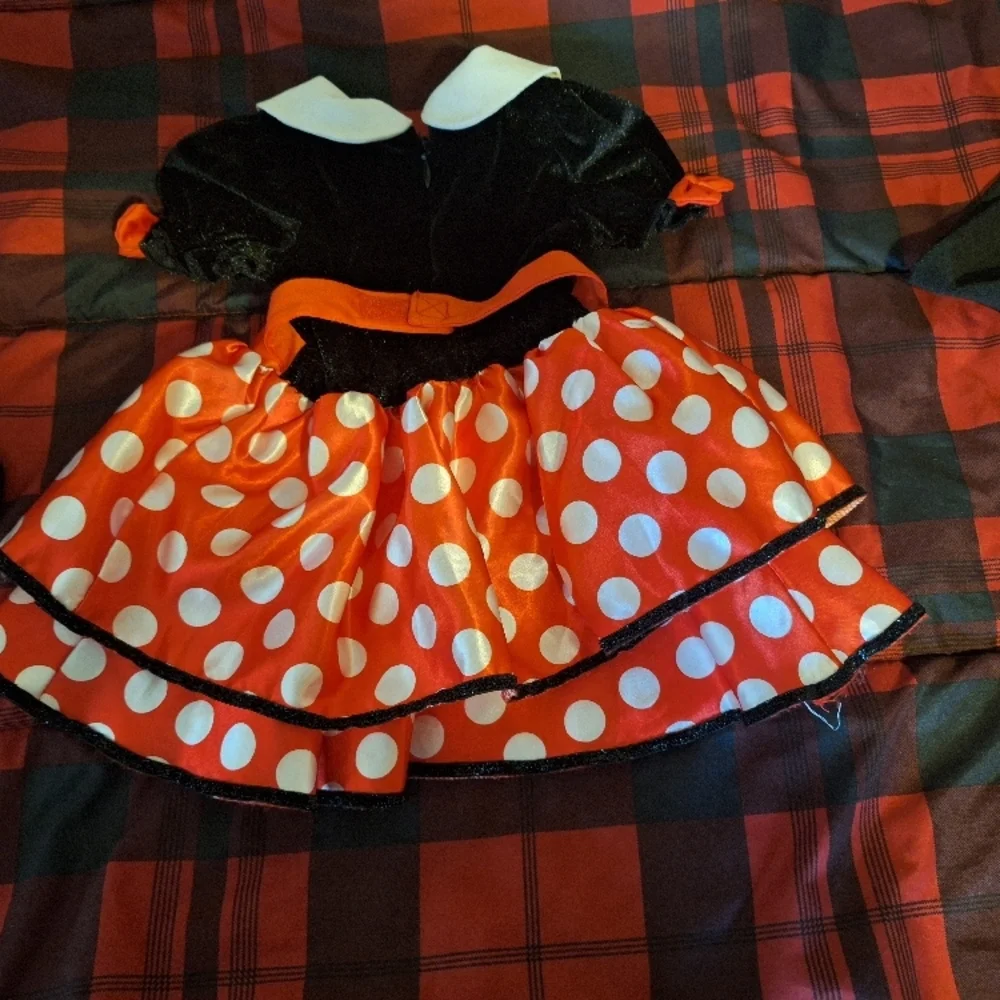 Disney Minnie Mouse Red Polka Dot Kids Costume/Dress Up - Picture 9 of 10
